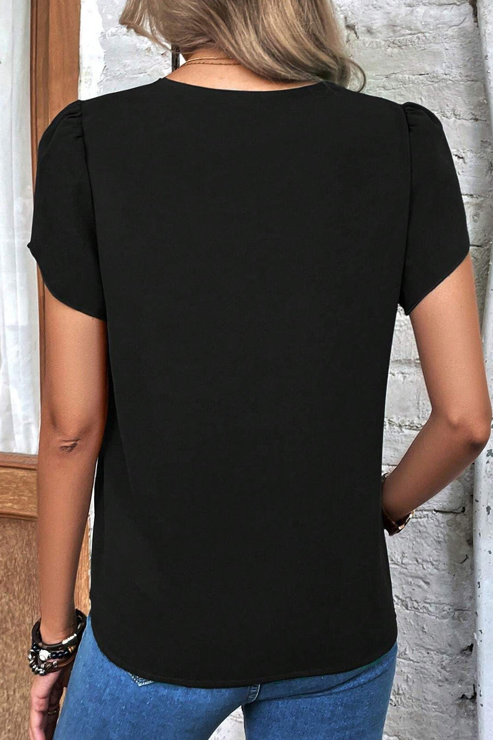 V-Neck Short Sleeve T-Shirt